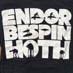 Star Wars Slim Fit Endor Bespin Hoth Ladies Gildan Softstyle T-shirt-Size Medium